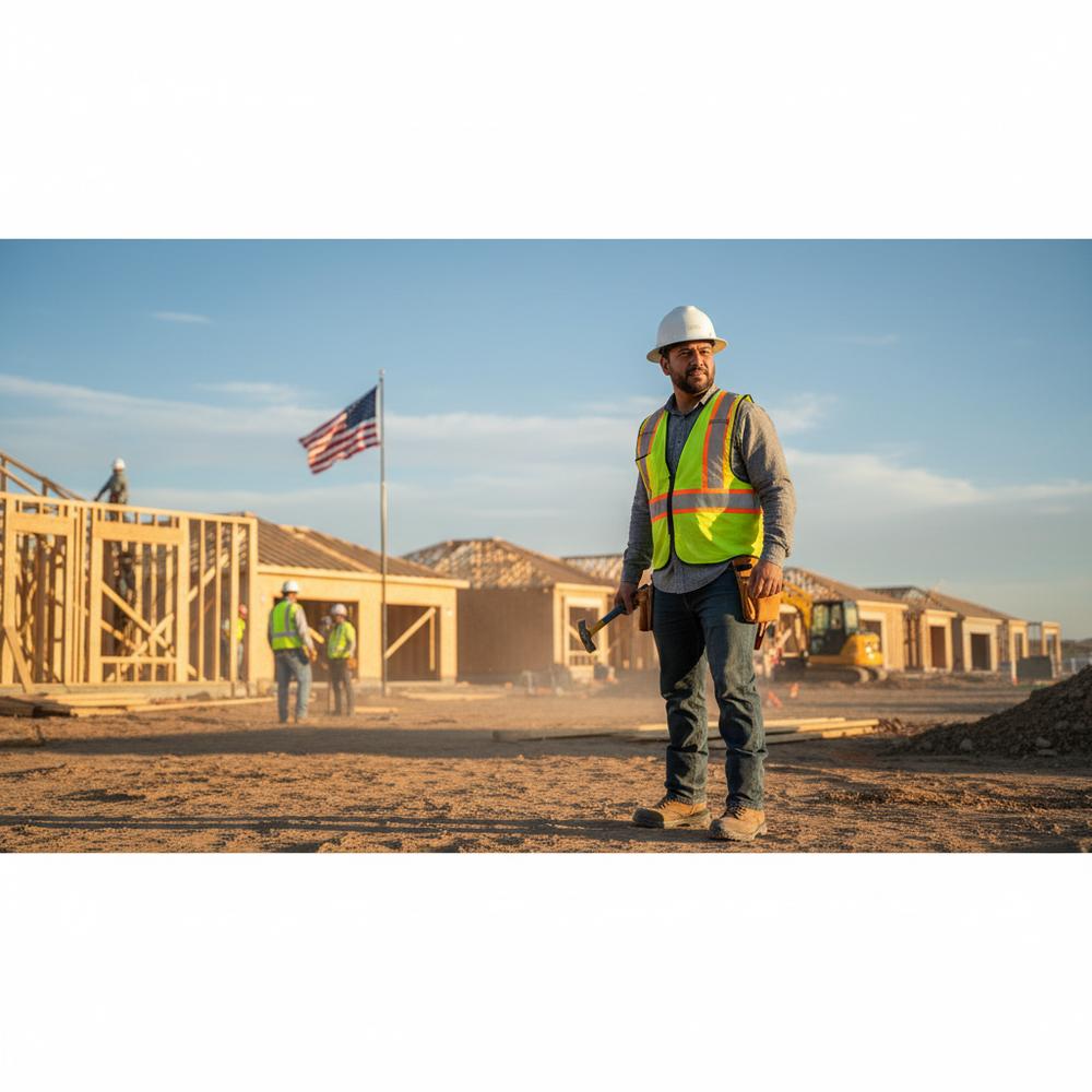 Trabajos en construcción en Estados Unidos con contrato temporal para mexicanos
