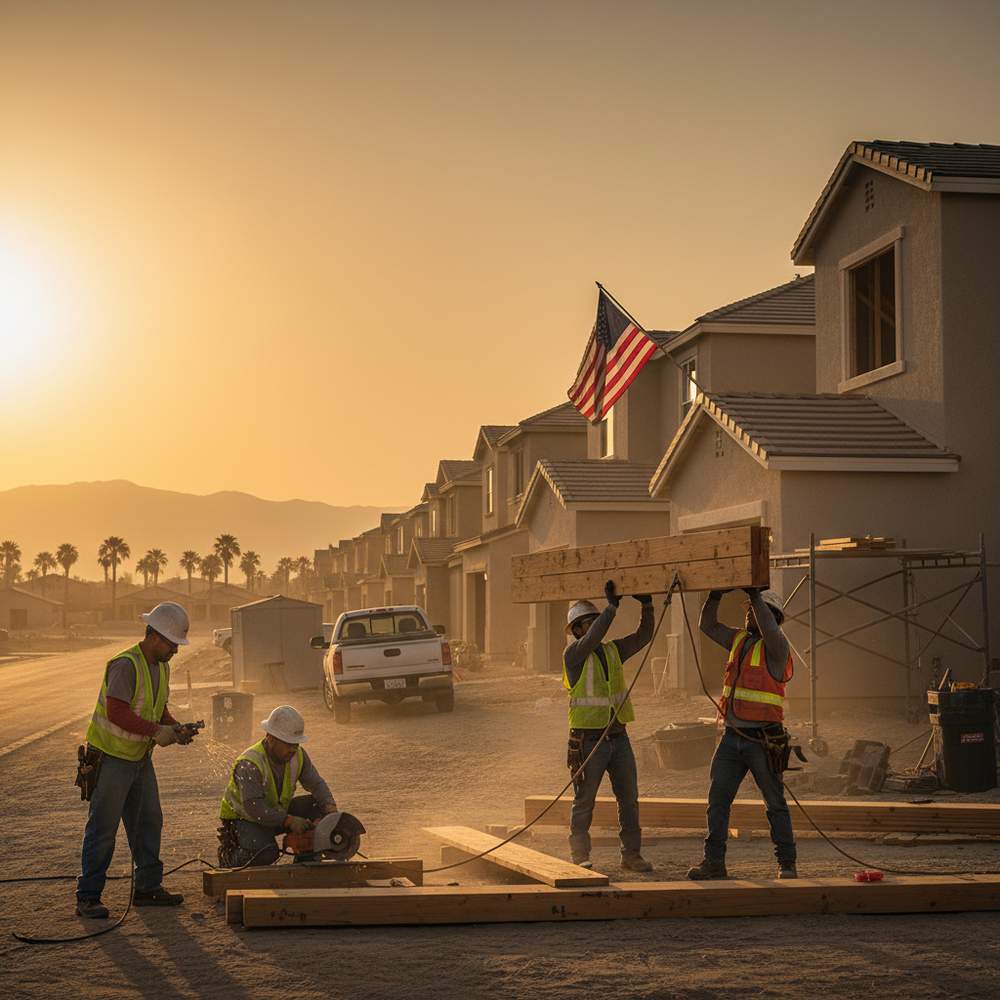 Trabajos en construcción en Estados Unidos con contrato temporal para mexicanos